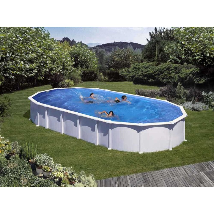 Gre Haiti Ovale soikea uima-allas 800 × 470 × 132 cm, hiekkasuodatin, turvatikkaat