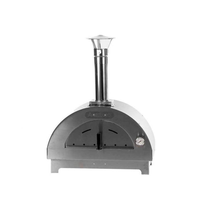 Quattro Stagioni Antracite puulämmitteinen pizzauuni, 60 × 40 cm, 1 pizza