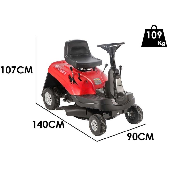 GeoTech RM 65-610 S minirajaleikkuri, 196 cm³, 61 cm, 6,5 HP