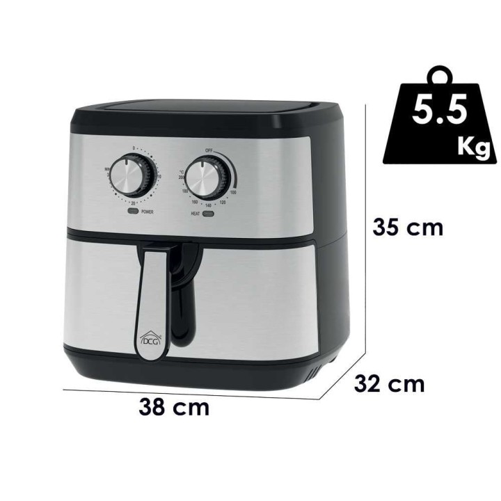 DCG FR3506 kuumailmakeitin, 7,5 l, 1 800 W