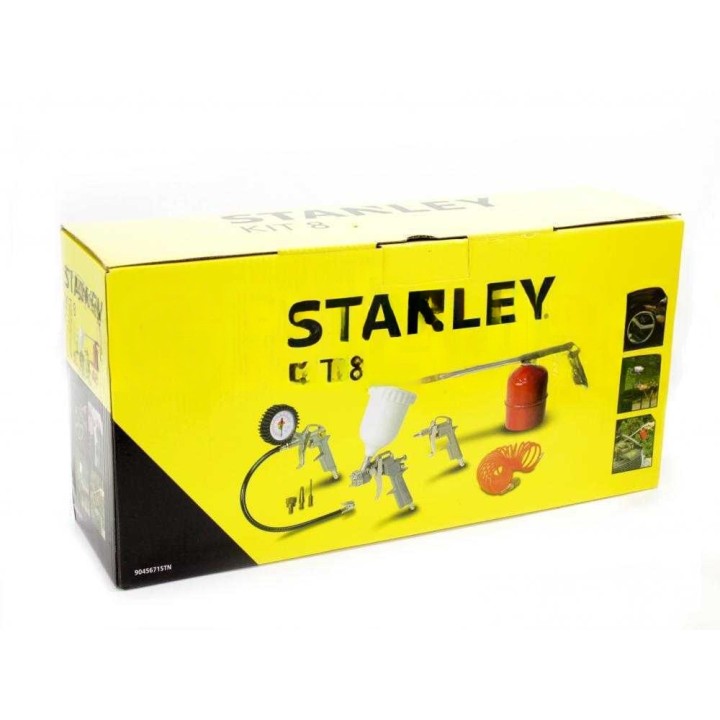 Stanley 8-osainen paineilmatyökalusarja kompressorille