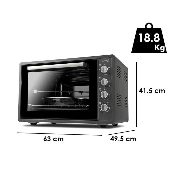 Girmi FE58 sähköuuni varrasgrillillä, 58 l, 1 800 W, 230 V