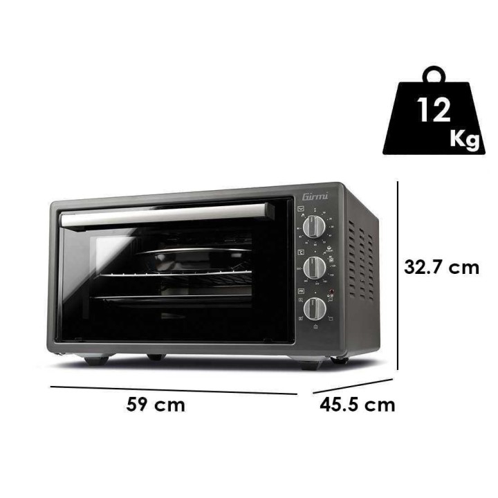 Girmi FE45 sähköuuni kiertoilmalla, 45 l, 1 400 W, 230 V