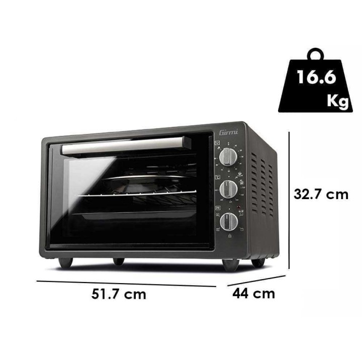 Girmi FE37 sähköuuni kiertoilmalla, 37 l, 1 500 W, 230 V