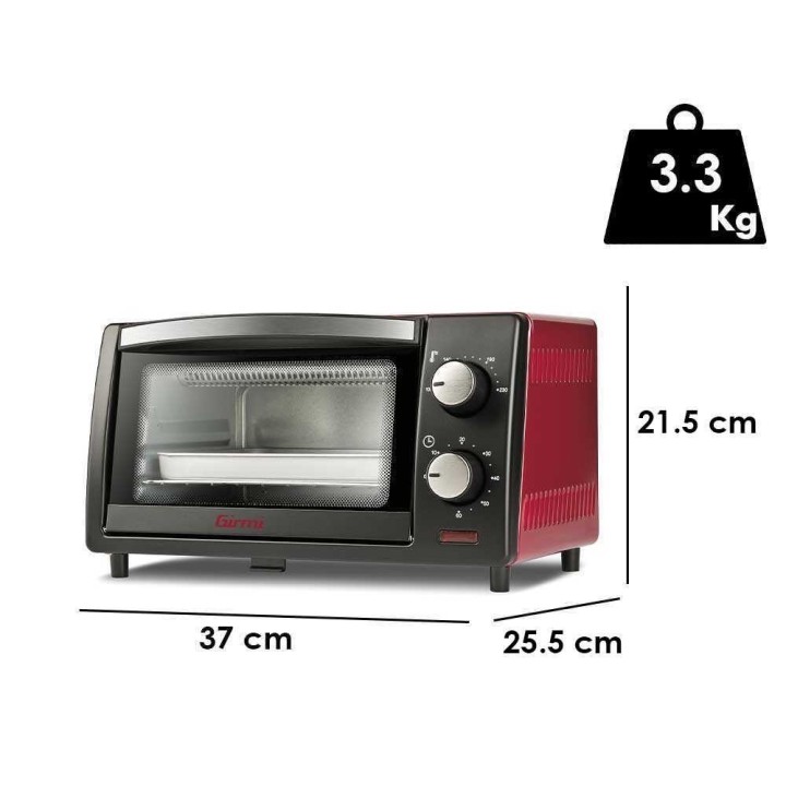 Girmi FE10 sähköuuni, 10 l, 800 W, 230 V