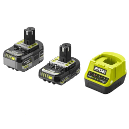 Ryobi RC18120 242X akku ja laturisarja 18V 2 0 Ah ja 4 0 Ah