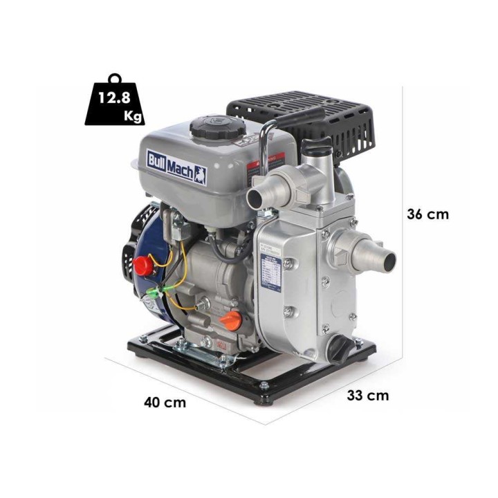 BullMach AQUANIS 30 -moottoripumppu, 2 HP, 30 mm liitännät