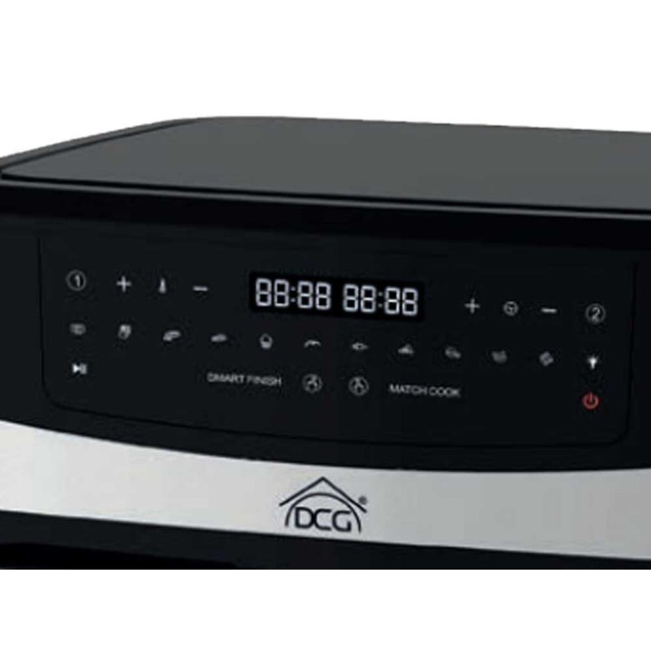 DCG FR3612D digitaalinen kuumailmakeitin, 12 l, 2 400 W, kaksiosainen