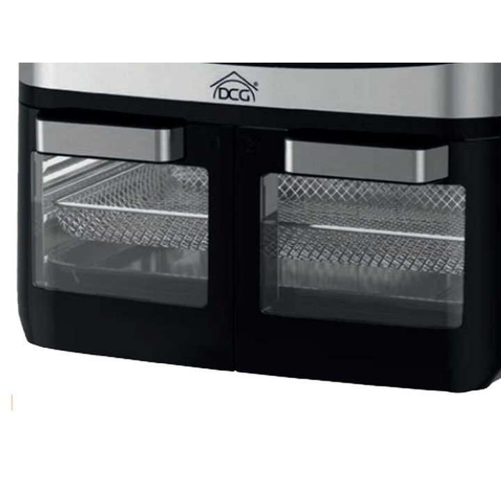 DCG FR3612D digitaalinen kuumailmakeitin, 12 l, 2 400 W, kaksiosainen