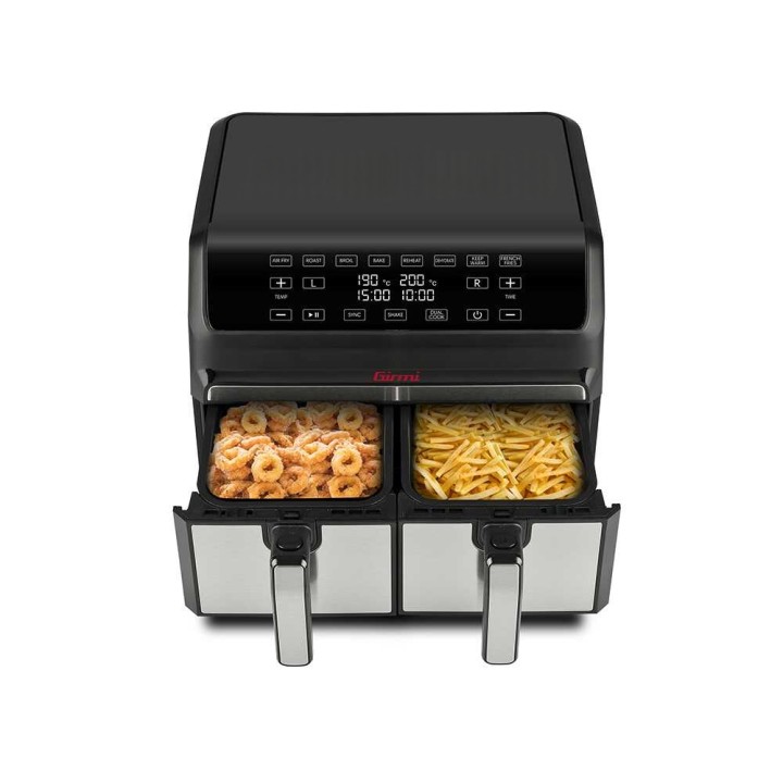 Girmi FG22 Ecofrit Bis digitaalinen ilmafriteerauskeitin, 8 l, 1 700 W