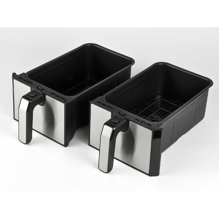 Girmi FG22 Ecofrit Bis digitaalinen ilmafriteerauskeitin, 8 l, 1 700 W