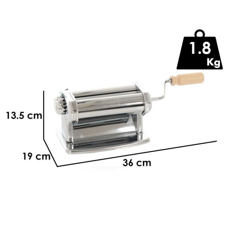 Imperia iPasta Classica manuaalinen pastakone, 140 mm, kromattu teräs
