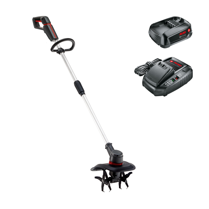 AL KO TL 1820 akkukäyttöinen puutarhajyrsin 18 V 2 5 Ah 20 cm
