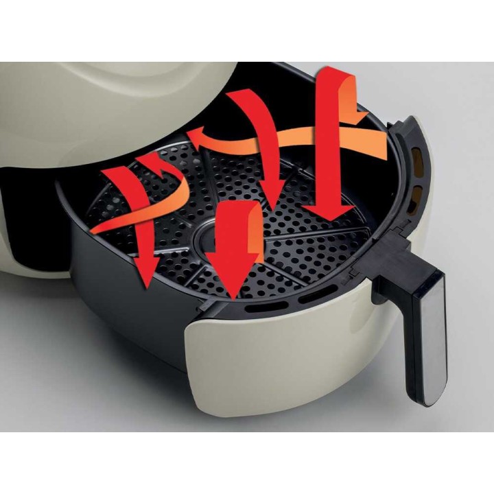 Ariete 4618/02 Airy Fryer XXL -kuumailmakeitin, 7 l, 1 800 W, beige