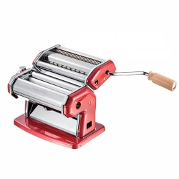 Imperia iPasta T 2 6 5 mm punainen manuaalinen pastakone ruostumaton teräs