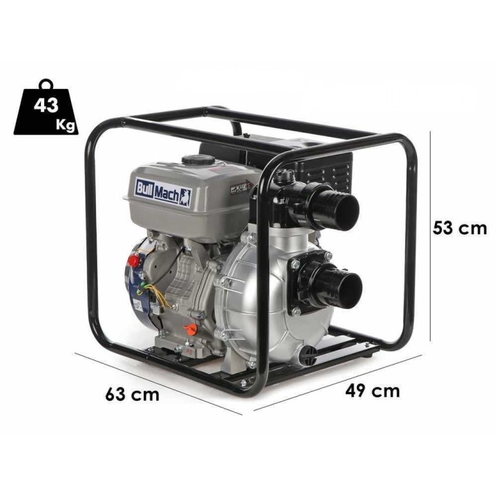 BullMach NAYLA 80 -moottoripumppu, 15 HP, 80 mm liitännät