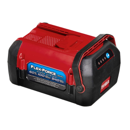 TORO 10 Ah 60 V litiumakku Flex Force Power System työkaluihin
