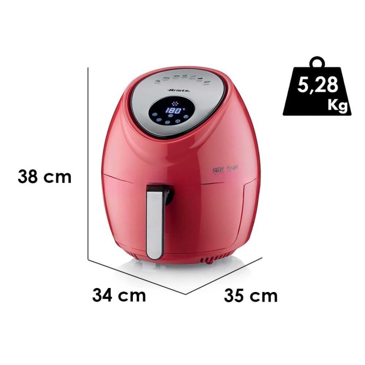 Ariete 4618/01 Airy Fryer XXL - kuumailmakeitin, 7 l, 1 800 W