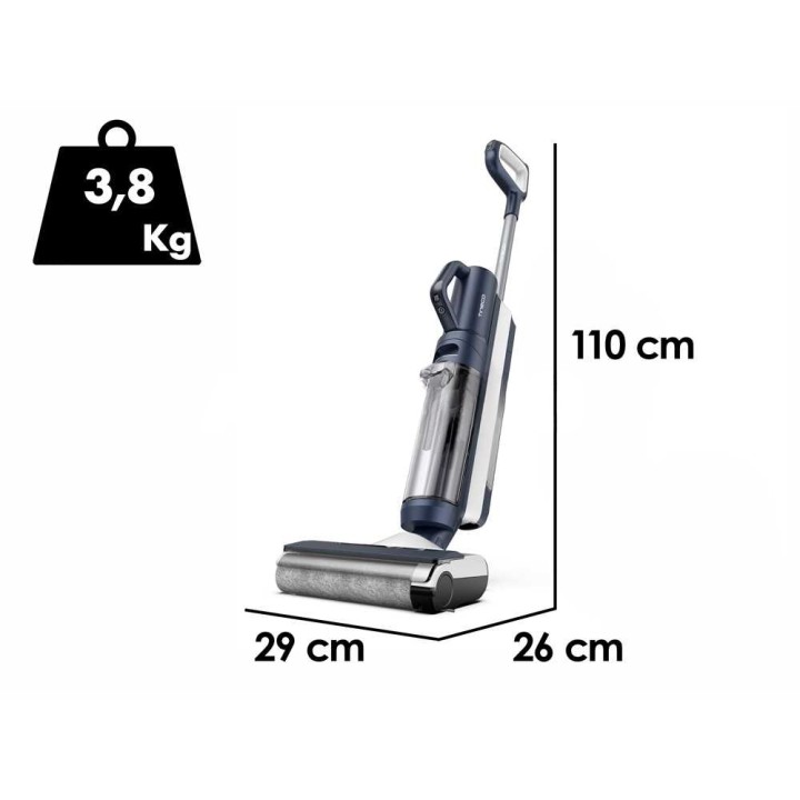 Tineco Floor One S5 Combo Plus lattianpesuri ja käsikäyttöinen imuri, 190 W, 21,6 V