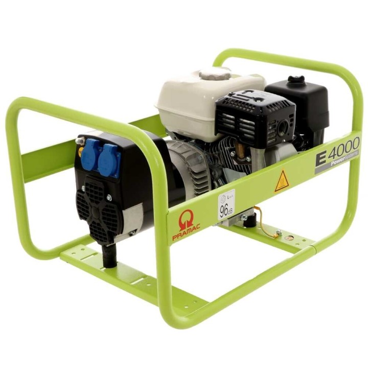 Pramac E 4000 bensiinikäyttöinen generaattori 3 kW yksivaiheinen