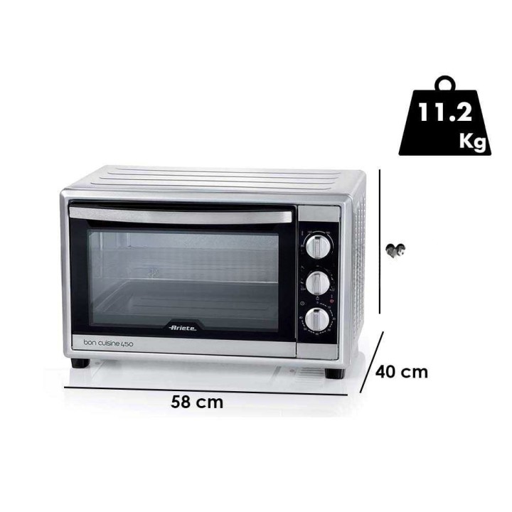 Ariete Bon Cuisine 450 sähköuuni, 45 l, 1 800 W, 230 V