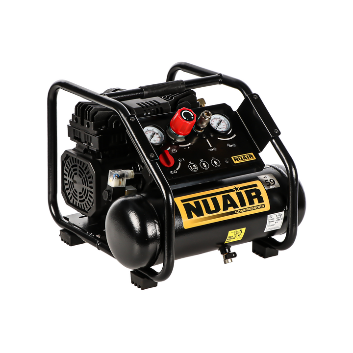 Nuair Siltek TB 6 öljytön hiljainen kompressori 1 5 HP 6 l 230 V