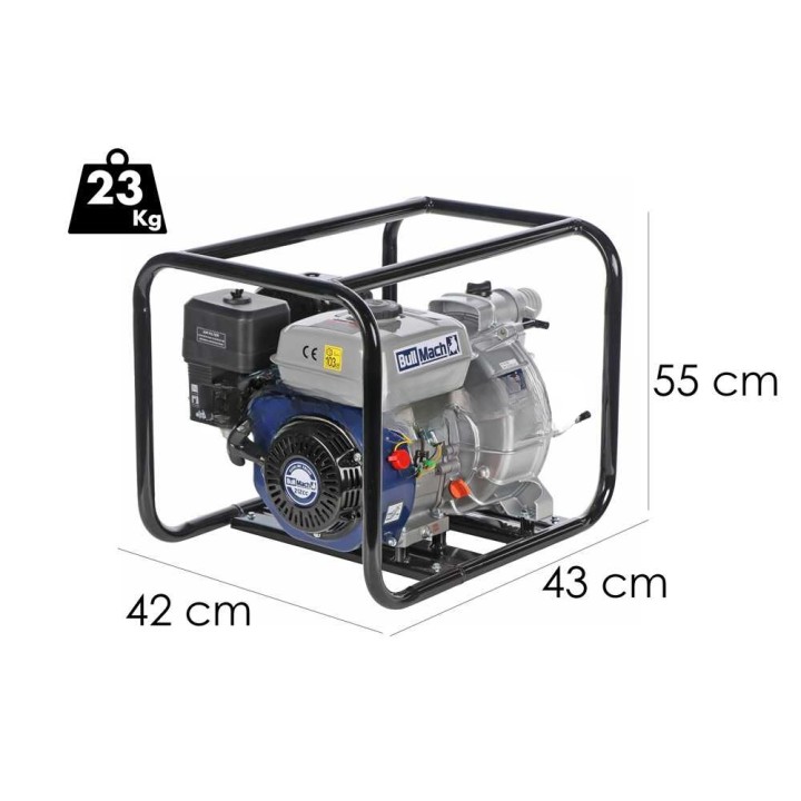 BullMach NERINA 50 likavesipumppu, 7 HP, 50 mm, 500 l/min