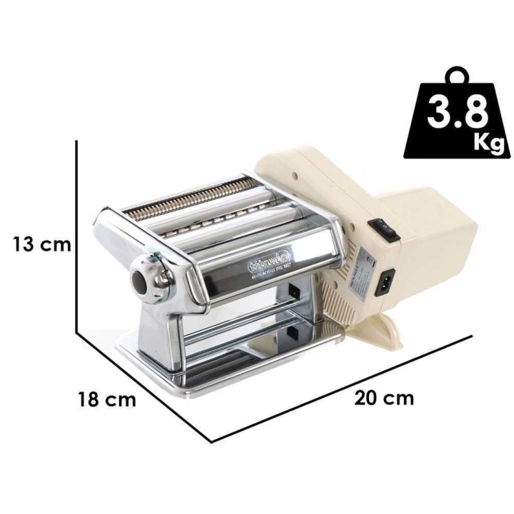 Imperia New Titania Electric iPasta Beige pastakone, 80 W, 150 mm, ruostumaton teräs