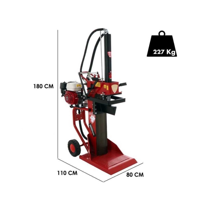 Ceccato Olindo BULL SPL16-TCH pystymallinen halkomakone, 16 t, Honda GX 200