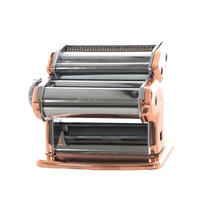 Imperia iPasta T. 6,5/12 mm pastakone, kuparinvärinen, käsikäyttöinen