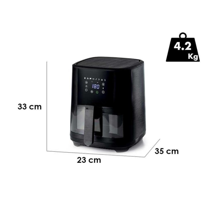 Ariete 4626 kuumailmakeitin, 6 l, 1 300 W, kosketusnäyttö