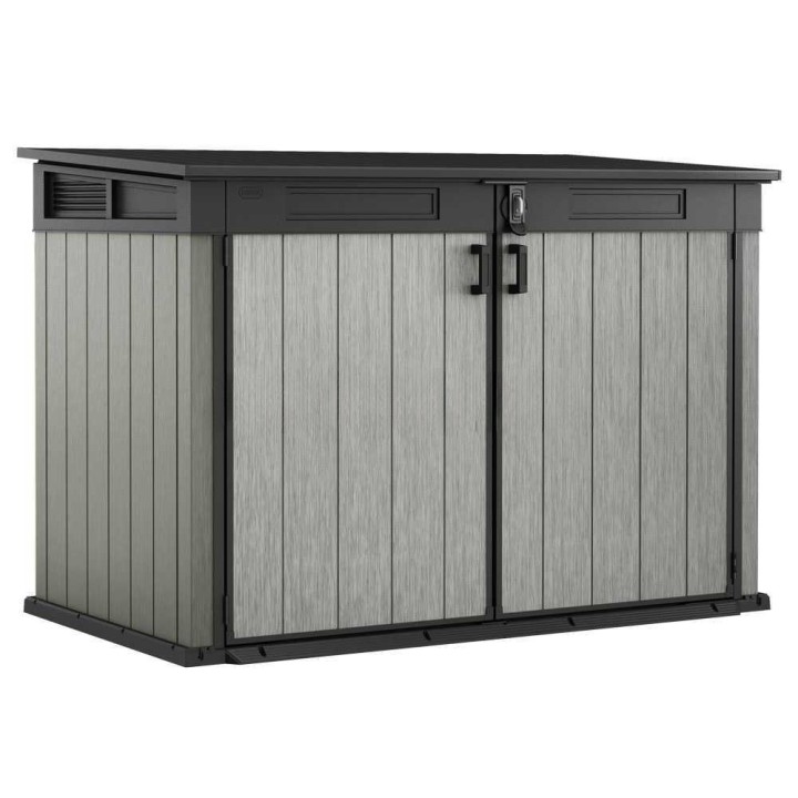 Keter Grande Store säilytyskaappi ulkokäyttöön, 2 020 l, 190,5 × 109,3 × 132,5 cm