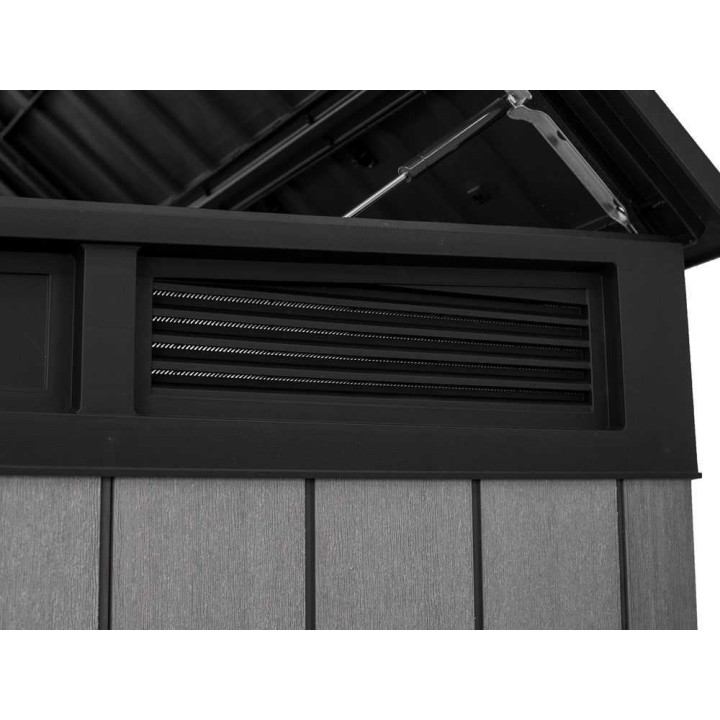 Keter Grande Store säilytyskaappi ulkokäyttöön, 2 020 l, 190,5 × 109,3 × 132,5 cm