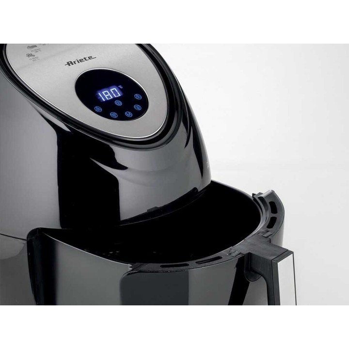 Ariete 4618/00 Airy Fryer XXL -kuumailmakeitin, 7 l, 1 800 W, musta