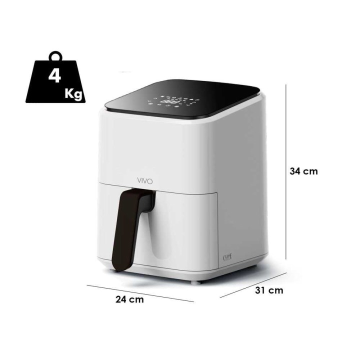 Classe VIVO Air Fryer 4 l digitaalinen kuumailmakeitin, 1 200 W, 220–240 V
