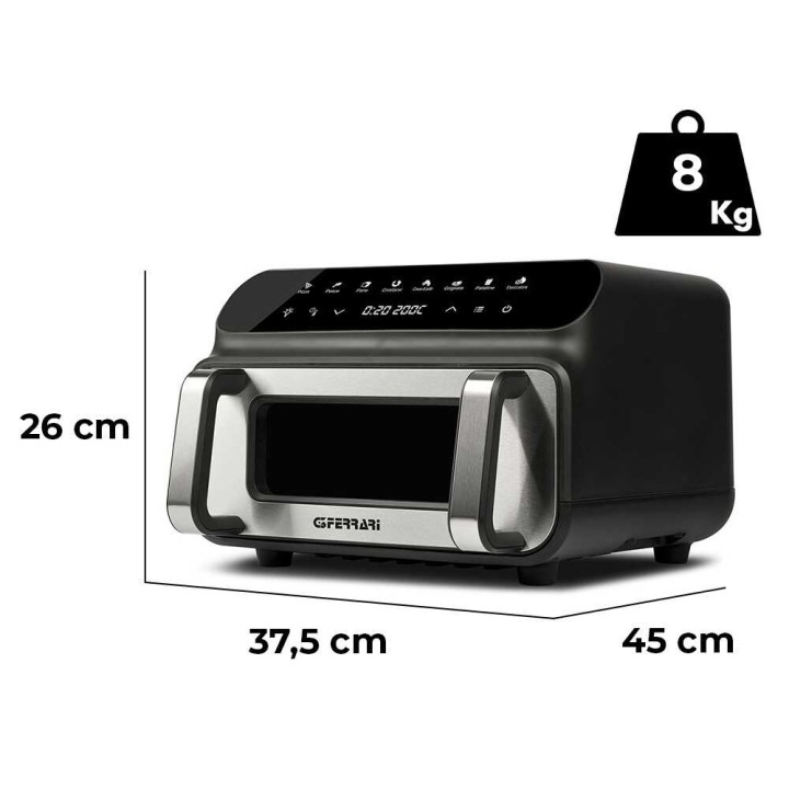 G3 Ferrari Friggisano BBQ monitoiminen kuumailmakeitin, 10 l, 2 000 W