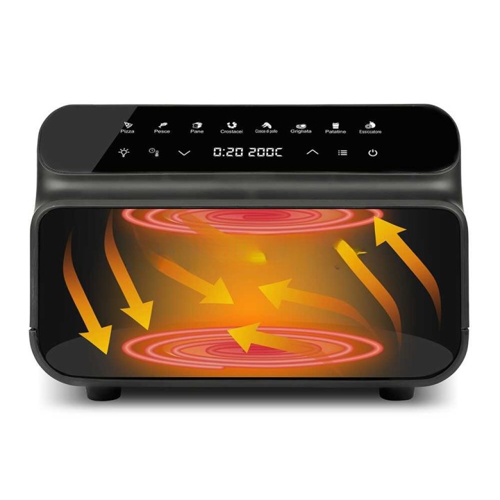 G3 Ferrari Friggisano BBQ monitoiminen kuumailmakeitin, 10 l, 2 000 W