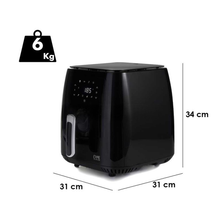 Classe VIVO Air Fryer 6,5 l digitaalinen kuumailmakeitin, 1 700 W