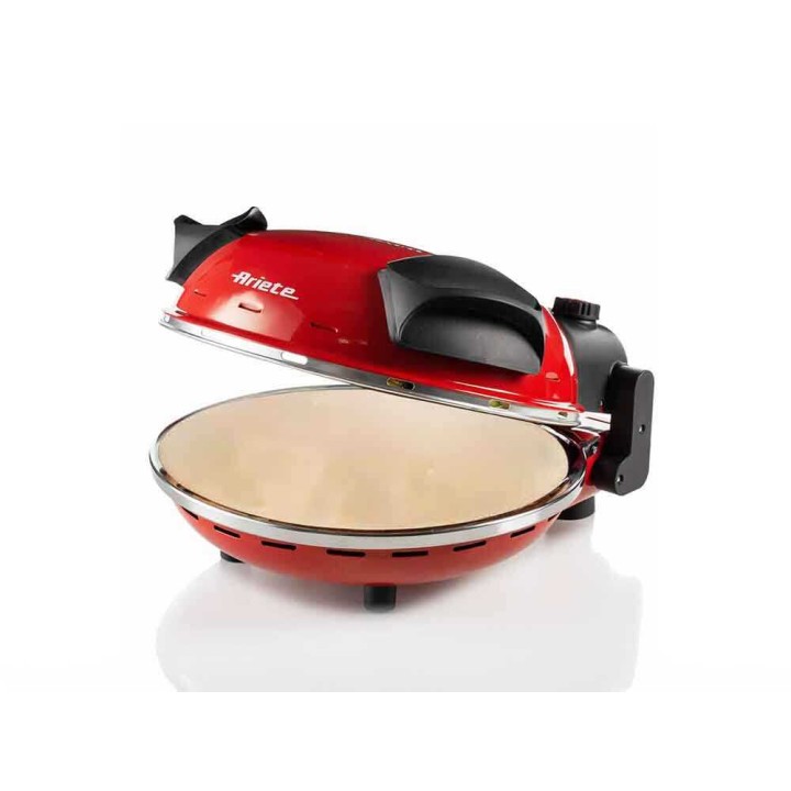 Ariete 0909 sähköinen pizzauuni, 1 200 W, 400 °C, punainen