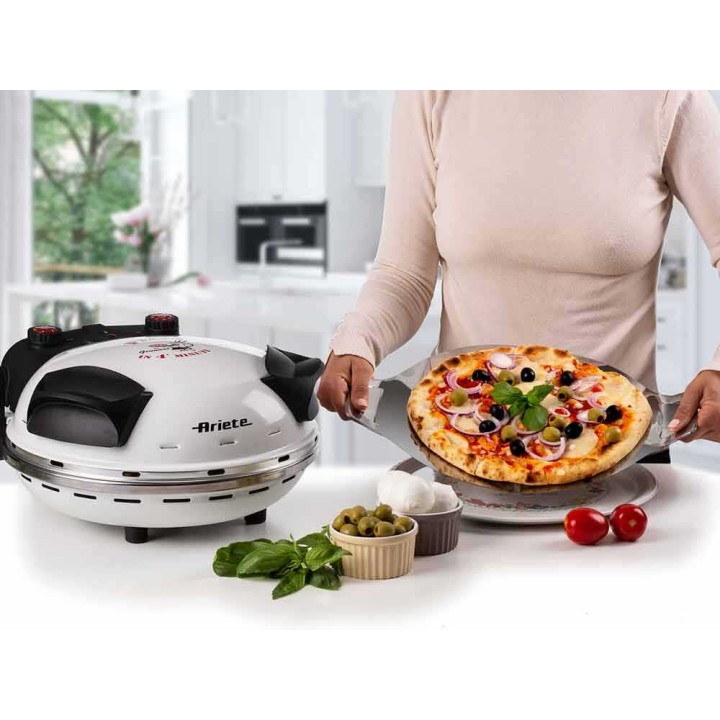 Ariete 0918 sähköinen pizzauuni, 1 200 W, 230 V, valkoinen