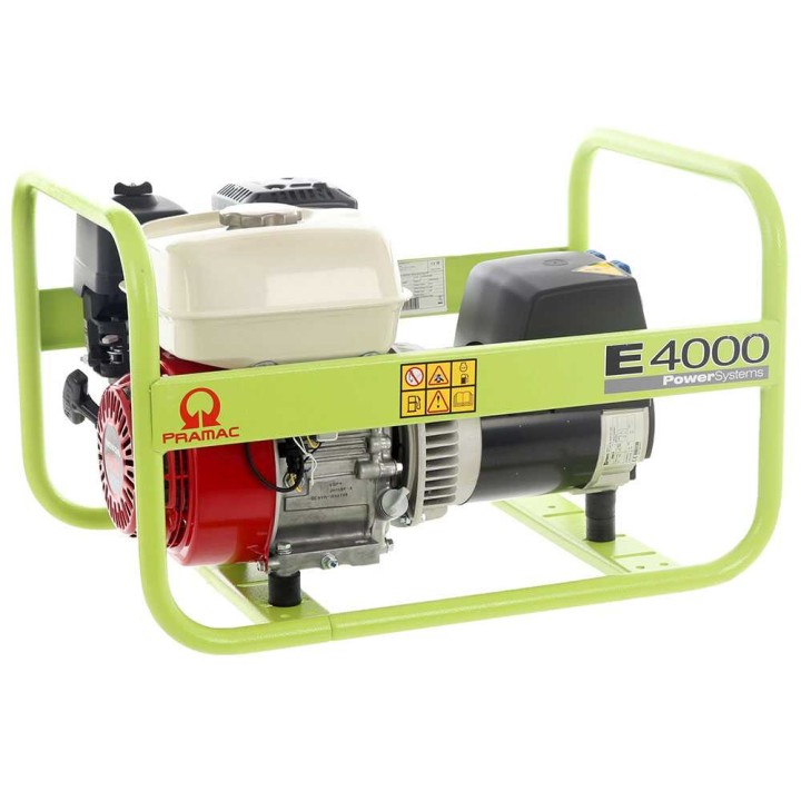 Pramac E 4000 bensiinikäyttöinen generaattori, 3 kW, yksivaiheinen