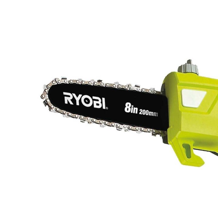 Ryobi RPP182020 akkuoksasaha, 20 cm, 18 V 2 Ah, teleskooppivarsi 300 cm