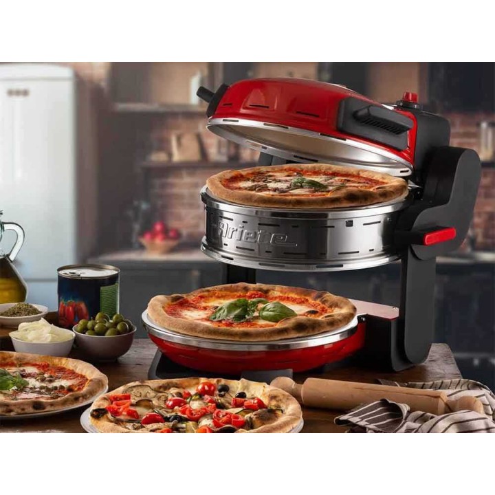 Ariete Pizzeria 0927/00 kaksitasoinen sähköpizzauuni, 2 300 W, 400 °C