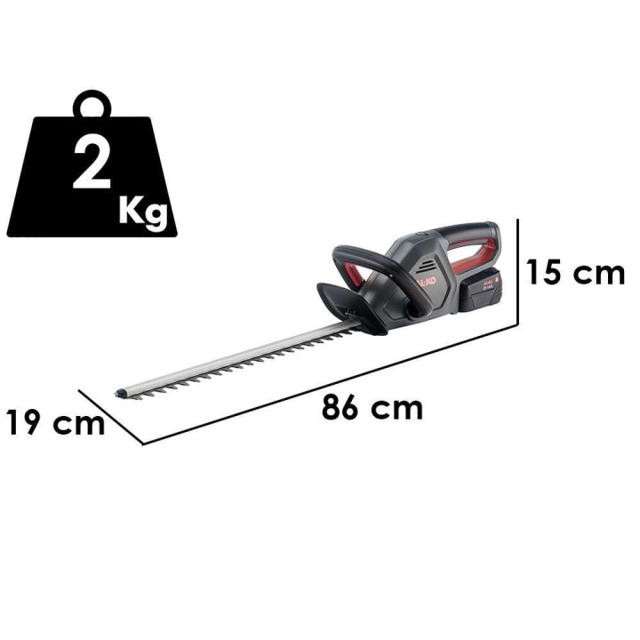 AL-KO Comfort HT 1845 akkupensasleikkuri, 18 V, 45 cm
