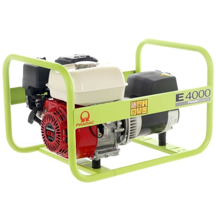 Pramac E 4000 bensiinikäyttöinen generaattori, 3 kW, yksivaiheinen