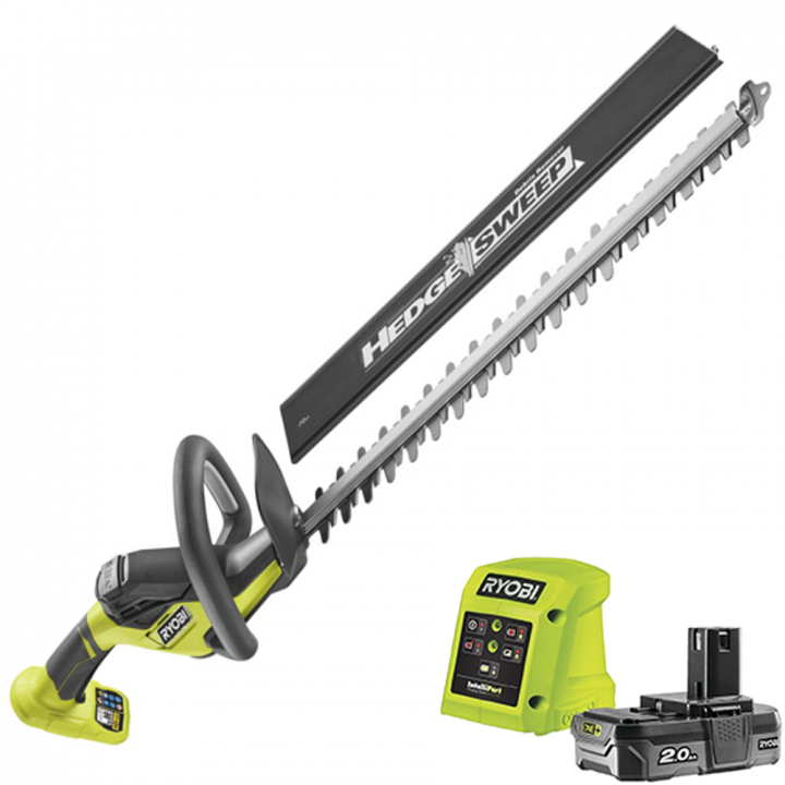 Ryobi RY18HT50A 120 akkukäyttöinen pensasleikkuri 18 V 2 Ah 50 cm