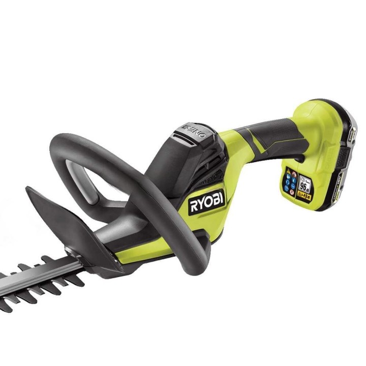 Ryobi RY18HT50A-120 akkukäyttöinen pensasleikkuri, 18 V, 2 Ah, 50 cm