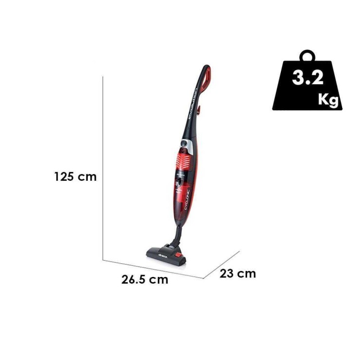 Ariete Evolution 2772 sähköharja, sykloninen, 600 W, 1 l, HEPA-suodatin