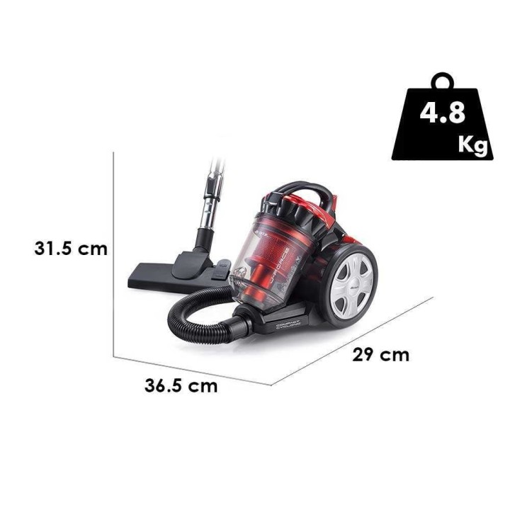 Ariete 2753 J-Force pussiton pölynimuri, 700 W, 3 l, HEPA-suodatin