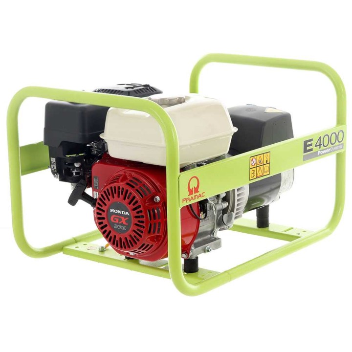Pramac E 4000 bensiinikäyttöinen generaattori, 3 kW, yksivaiheinen